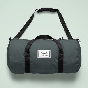 Sac De Sport Nostalgie américaine Classique Simple Minimal Vert