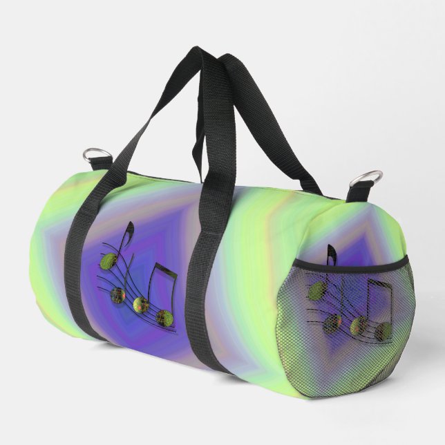 Sac De Sport Notes de Dubstep (Coin droit)