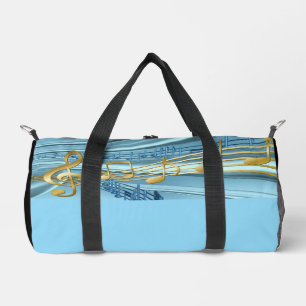 Sac De Sport Notes de musique Baby Blue