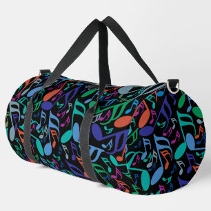 Sac De Sport Notes de musique colorée