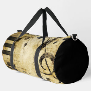 Sac De Sport Notes musicales Abstraites et touches de piano