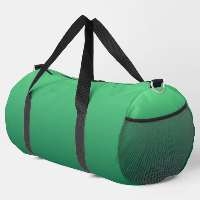 Sac De Sport Nuances de vert émeraude  (Coin droit)