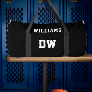 Sac De Sport Numéro de maillot de monogramme de nom personnalis