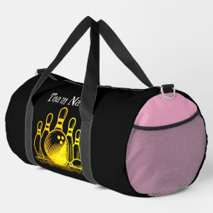 Sac De Sport Œuvre d'art personnalisable d'équipe de quilles do