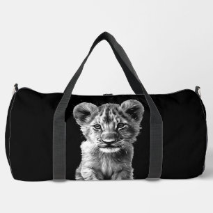 Sac De Sport Oh Bébé Gros Chat Petit Gris