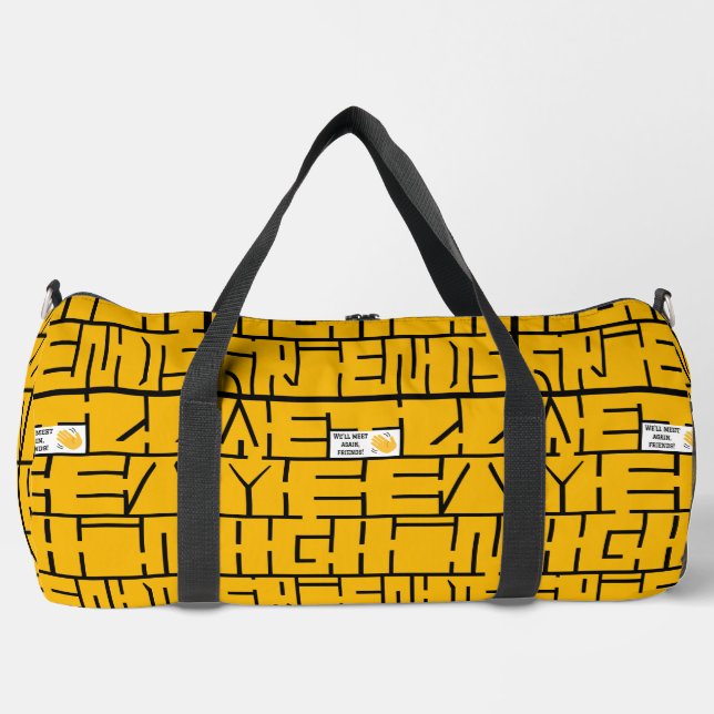 Sac De Sport On se reverra, amis (Recto)