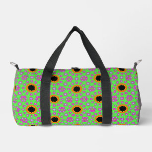 Sac De Sport Orange funky et Motif noir Lime Green