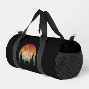 Sac De Sport Ours de la nature vintage