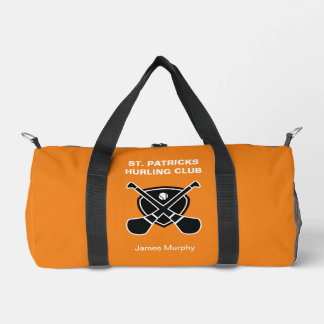Sac De Sport Ourse personnalisée / Camogie (Orange)