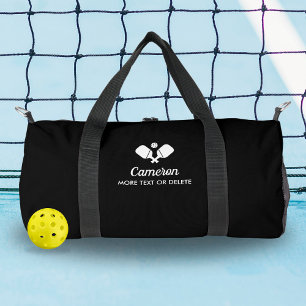Sac De Sport Pagaies de Pickleball Nom personnalisé Texte perso
