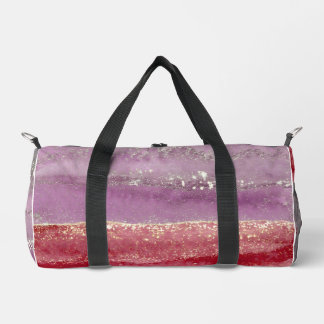 Sac De Sport Paillettes violettes et dorées élégantes