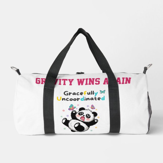 Sac De Sport Panda Mignon Gracieusement Désarçonné (Recto)