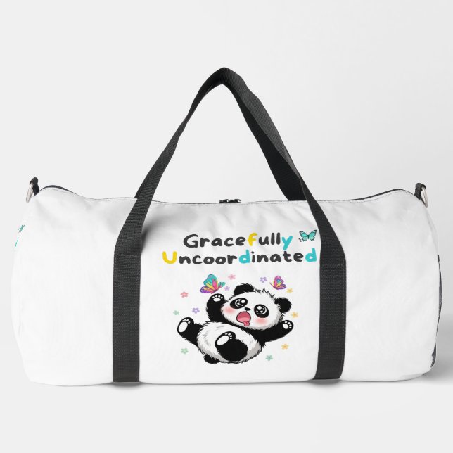 Sac De Sport Panda Mignon Gracieusement Désarçonné (Recto)