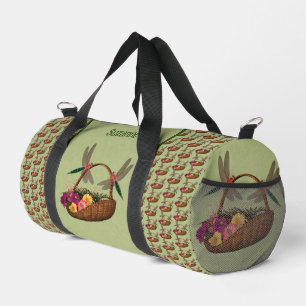 Sac De Sport Panier à fleurs de libellules Personnalisé