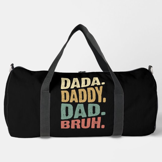 Sac De Sport Papa Dada Dédé Frérot (Recto)