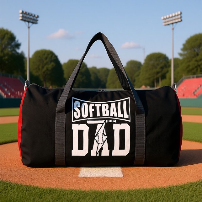Sac De Sport Papa de softball Légende de baseball Éclair (Créateur téléchargé)