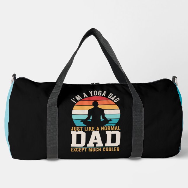 Sac De Sport Papa Yoga Tellement Plus Cool (Recto)