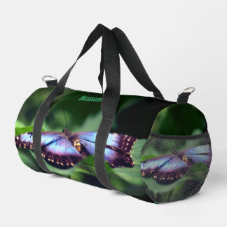 Sac De Sport Papillon bleu nature personnalisée