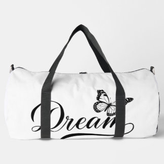 Sac De Sport Papillon de rêve - Inspiration d'écriture noire él