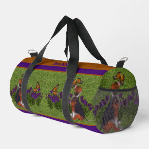 Sac De Sport Papillons beagles Chien Art Personnalisé
