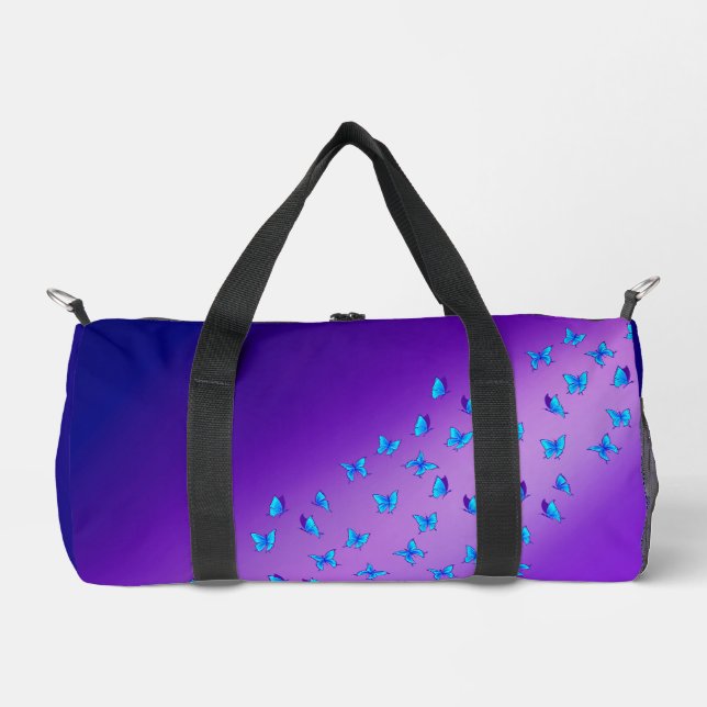 Sac De Sport Papillons enchantés - Violet (Recto)