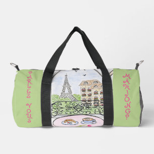 Sac De Sport Paris fantastique et la Tour Eiffel MAHJONG