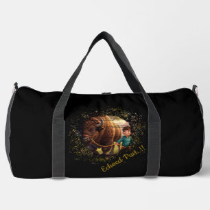 Sac De Sport Passé Résonnant Garçon Fantaisiste et Bison sur Me