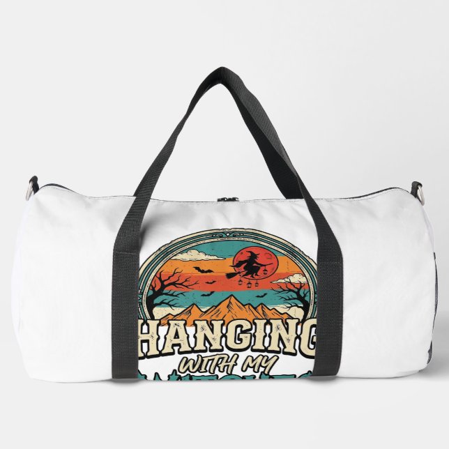 Sac De Sport Passer du temps avec mes sorcières design Hallowee (Recto)