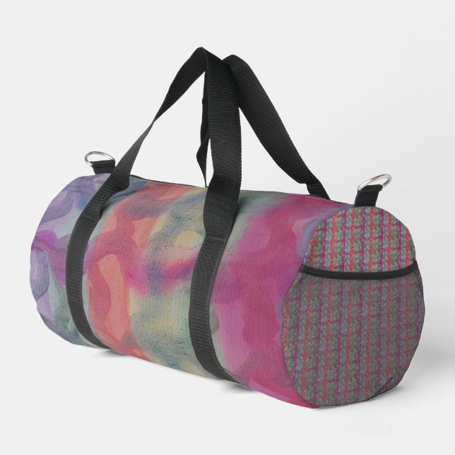 Sac De Sport Pastel Art Abstrait (Coin droit)