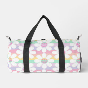 Sac De Sport Pastel Grandes et Fleurs