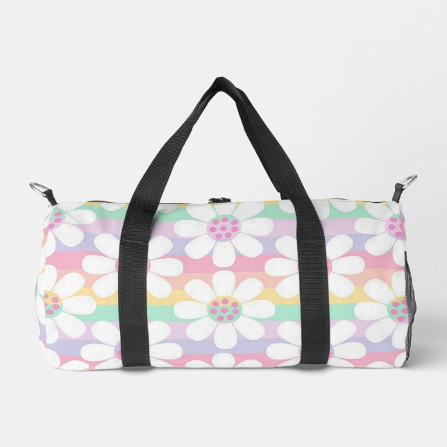 Sac De Sport Pastel Grandes et Fleurs (Recto)