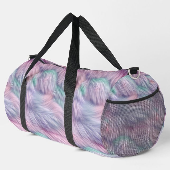 Sac De Sport Pastel Rainbow Fur (Coin droit)