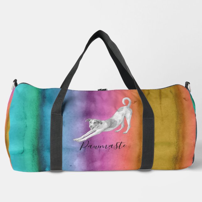 Sac De Sport Pawmaste Dog Yoga Large Duffel Bag (Recto)