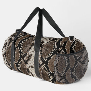 Sac De Sport Peau de serpent Python réticulé Faux