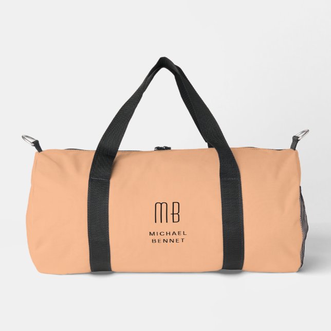 Sac De Sport Pêche Monogramme Élégant (Recto)