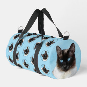 Sac De Sport Peinture de chats de Siamese Art animal original