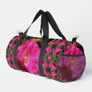 Sac De Sport Peinture de rose rose personnalisée