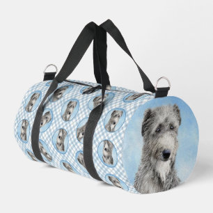 Sac De Sport Peinture de Scottish Deerhound Gris Art Original d