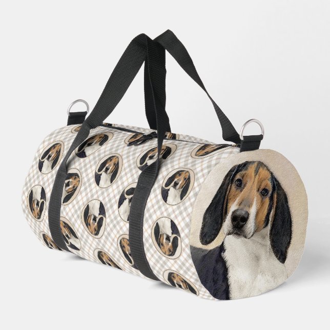 Sac De Sport Peinture de Treeing Walker Coonhound Art canin ori (Coin gauche)