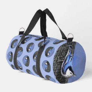 Sac De Sport Peinture Nuthatch à poitrine blanche Oiseau origin