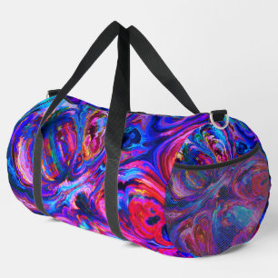 Sac De Sport Peintures à teintes pourpres modernes