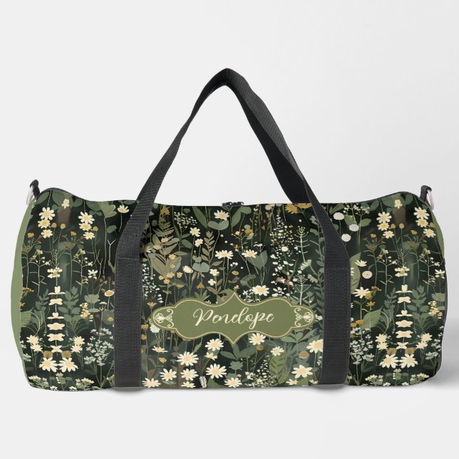 Sac De Sport Pénélope Fleur de marais foncés (Recto)