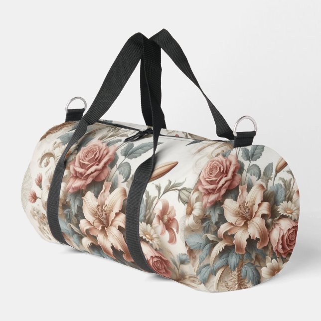 Sac De Sport Perfection florale ancienne légère (Coin gauche)