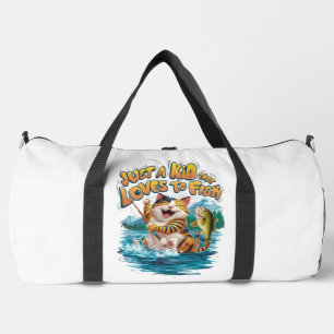Sac De Sport Perfection Moustachue : Un Délice de Pêcheur Félin