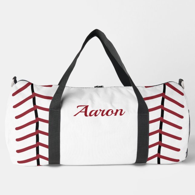 Sac De Sport Personalized Classic Baseball Duffel Bag (Recto)