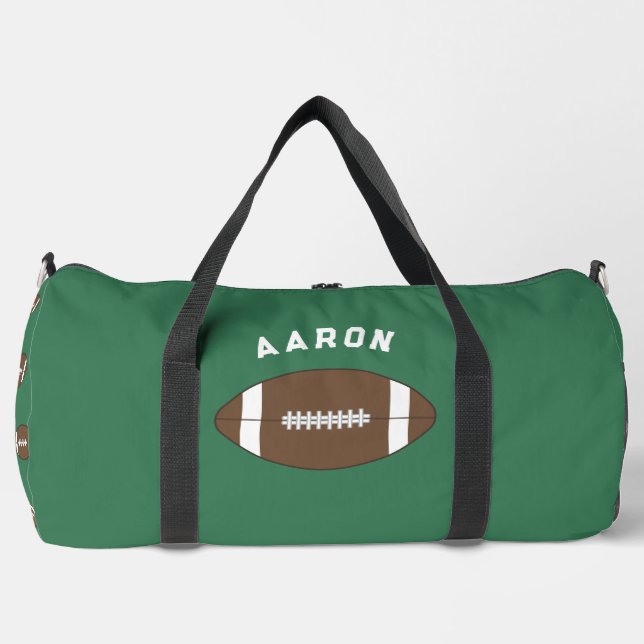 Sac De Sport  Personalized Football Duffel Bag Gift (Recto)