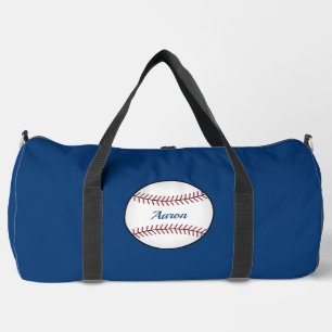 Sac de sport personnalisé bleu pour baseball