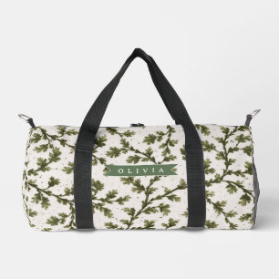 Sac De Sport Personnalisé Botanique Rustique Jardin Vert Vintag