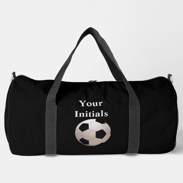 Sac De Sport Personnalisez Avec Vos Initiales Boule De Football (Recto)