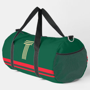 Sac De Sport Personnalisez Avec Votre Grille Verte + Rouge Init